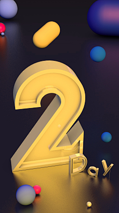 字-花瓣网|陪你做生活的设计师 | 倒计时立体金属数字 png