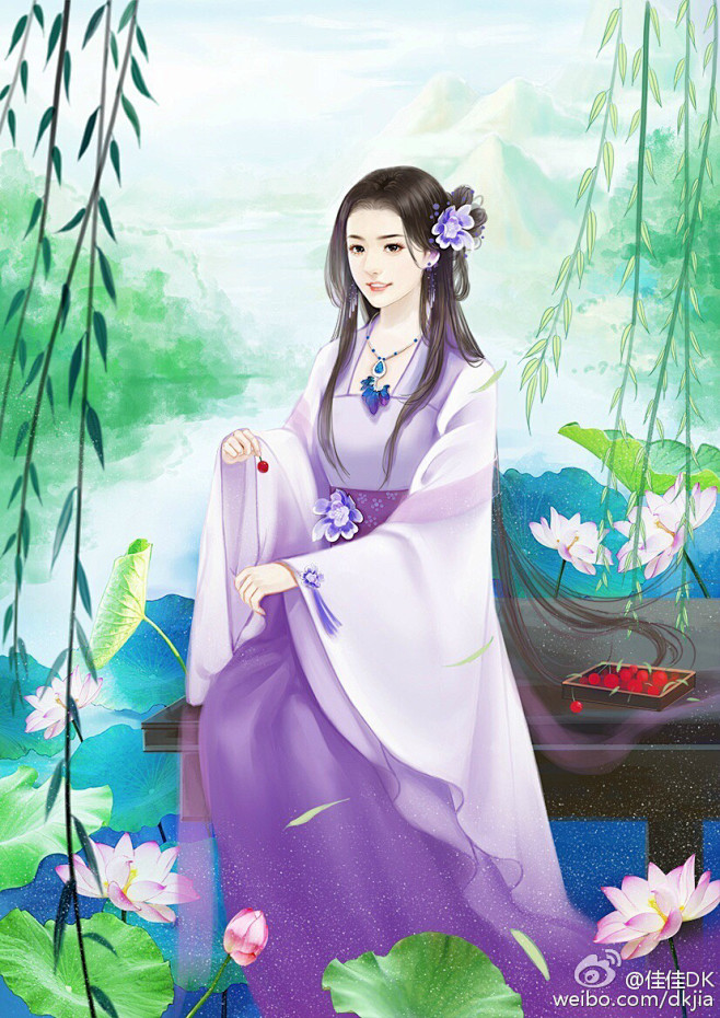 古风手绘美人