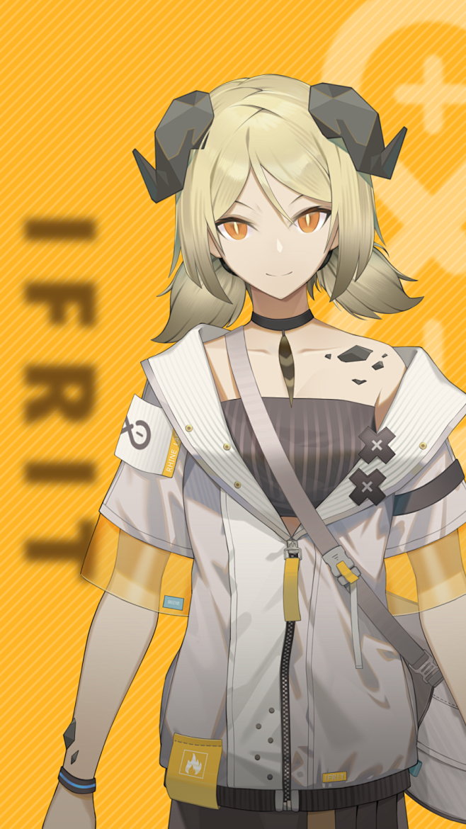 seelean原创插画伊芙利特明日方舟莱茵生命