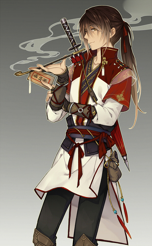 78238动漫美少年二次元手绘妖孽美男子帅哥插画漫画