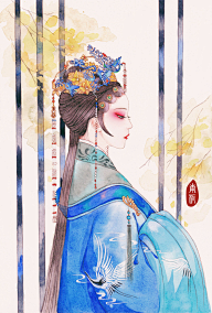 凯顿大人的心上喵采集到古风