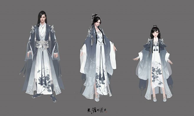 天涯明月刀移花宫弟子校服原画