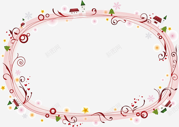 学校边框高清素材免抠页面网页平面电商创意素材png素材