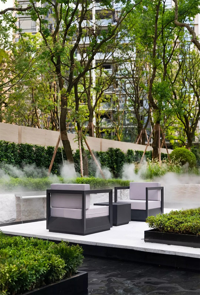 森林中的摩登都会社区重庆龙湖尘林间景观软装森林融入度假奢享静谧