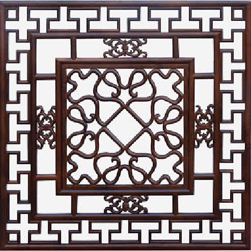 古典雕花窗户