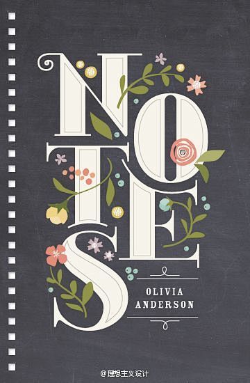 英文排版的海报