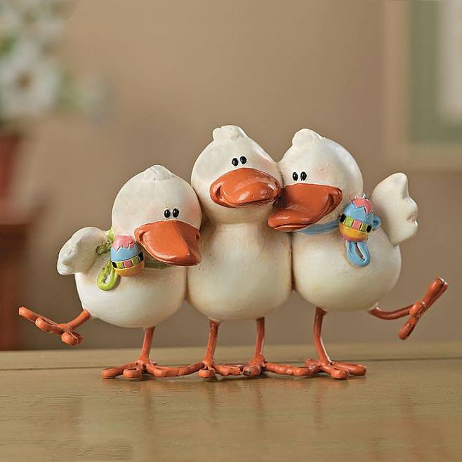 Playful Ducks.