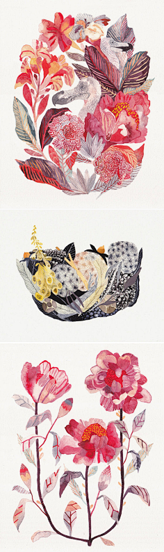 忽然芳菲采集到清新水彩画