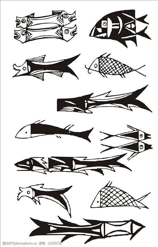 关于鱼纹的设计作品图片