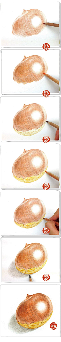 瑾喻采集到彩铅教程(静物)