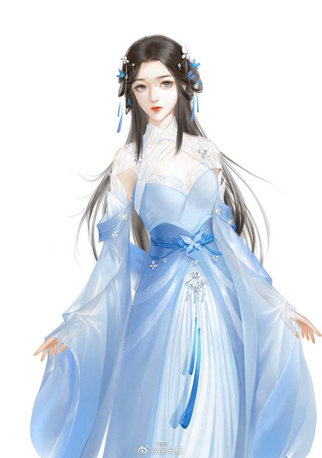 22:57:10〔 古风美人 〕作者 指尖糖古风立绘·女倾颜qy该采集也在