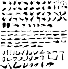 bin痞采集到毛笔笔刷