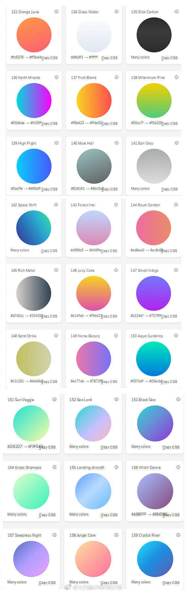 大米o0o从知其白_转采于2017-05-25 10:44:24渐变配色颜色搭配大米o0o