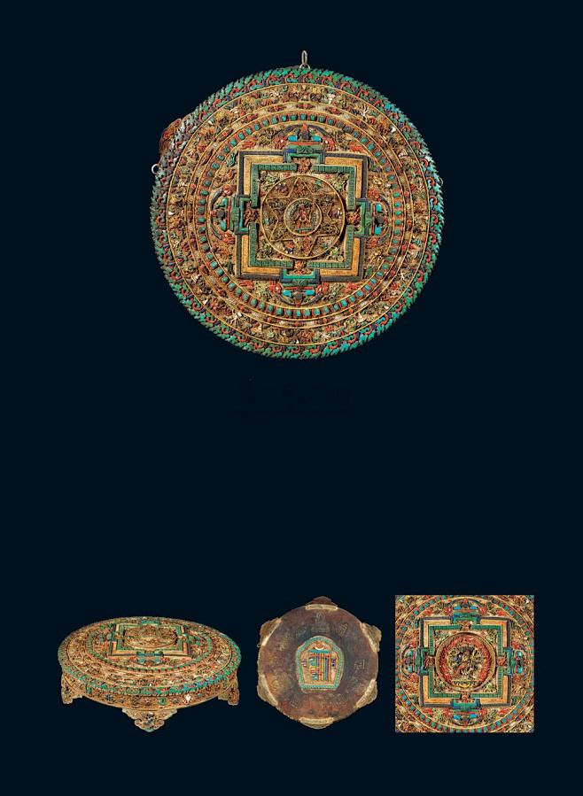 明代圆形上乐金刚羯磨曼荼罗jpg10001366