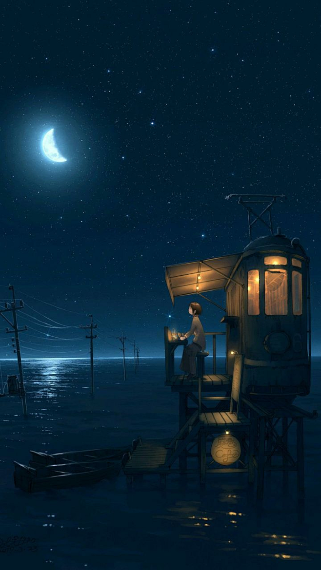 一个人寂寞孤独难过背影