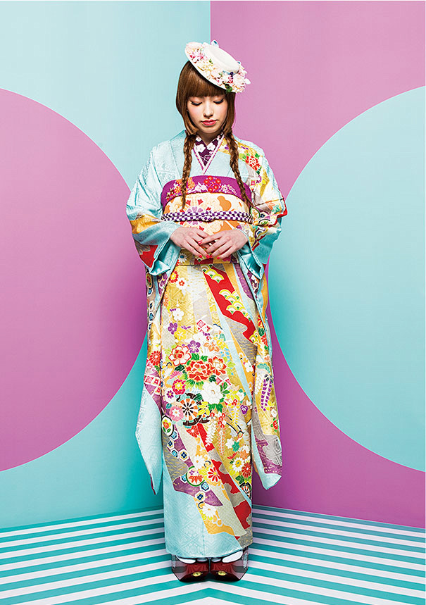 09:22:51#振袖#和服#女子#新潮#【服饰】现代着物-海千山千-该采集也