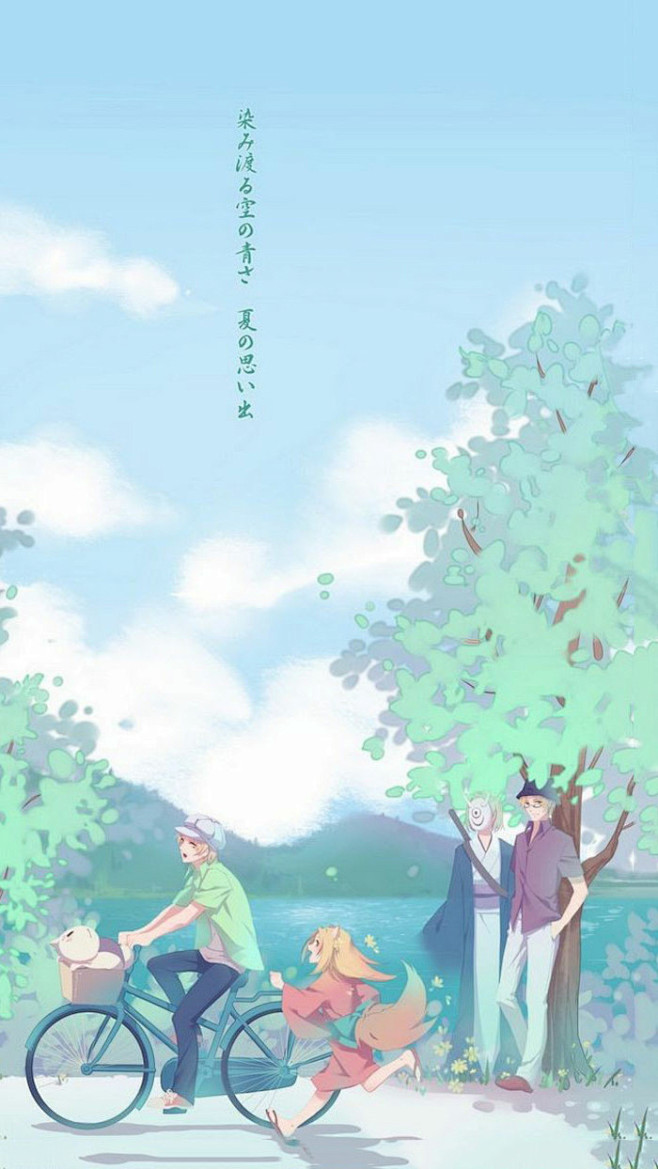 夏目友人帐夏目贵志娘口三三斑名取周一小狐狸子狐柊温馨夏的回忆动漫二次元手机壁纸锁屏背景好久没来更新辣今天最后一更www