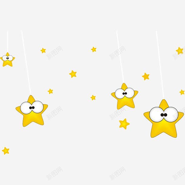 可爱卡通小星星