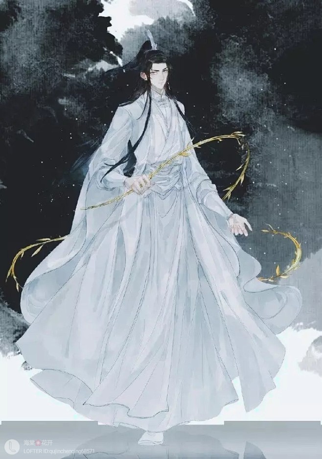 楚晚宁 白衣美男