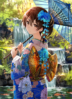 我家毛团怎么了~采集到二次元少女