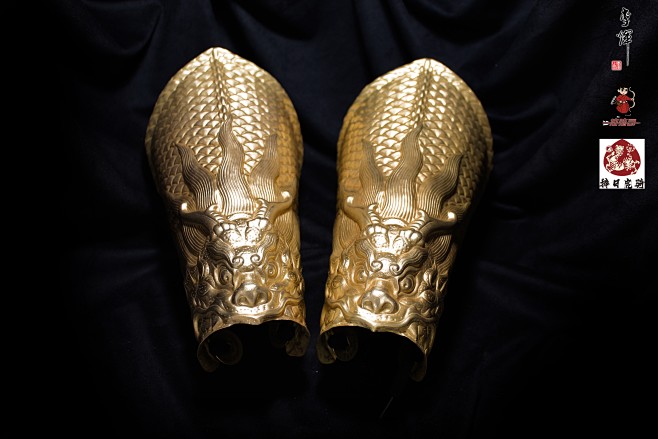 宋明通用黄铜半手工没羽箭臂鞲护臂护腕盔甲配饰汉服配饰淘宝网