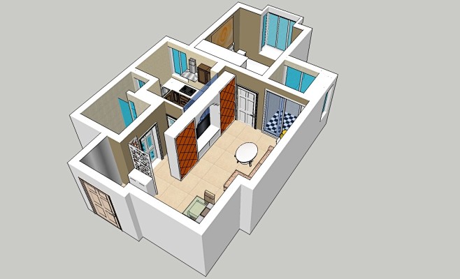 最新小戶型房屋設計模型最新房屋設計模型2013最新房屋設計模型最新