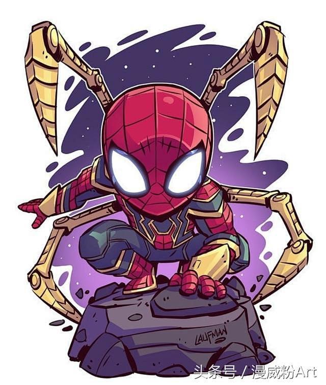 q版漫威复仇者联盟人物灭霸也呆萌可爱