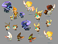 Kometh and Minowang , Kim Ettinoff : During this summer, Dofus team asked me to create some new pets for the players! So i give it a try with and overdose of cuteness! They are now available online!