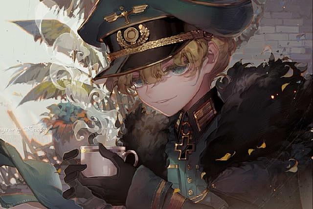 画师河CY笔下的神级谭雅战记:这才是真正残酷而美丽的幼女战神啊!