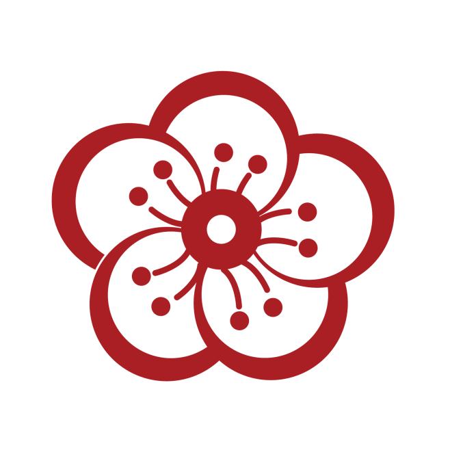 牡丹花logo矢量图片