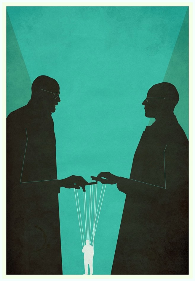 极简复古海报系列breakingbad绝命毒师