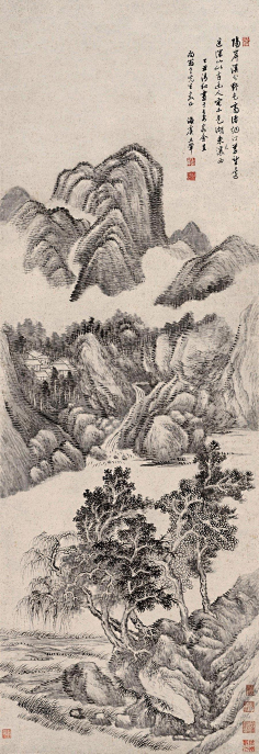 senne-wk采集到山水画/油画/素描/速写/色彩/粒粉贴金
