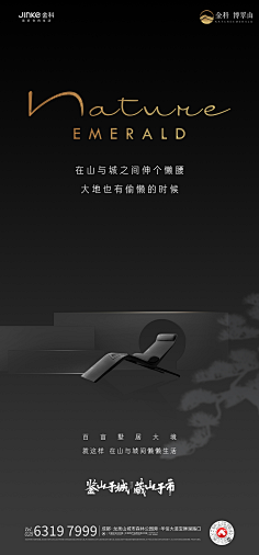 碧海蓝天-80采集到黑金地产海报