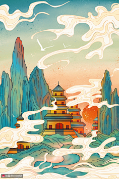 牧人飞鸟采集到古风插画