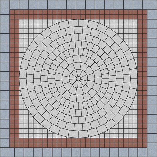 圆形铺装贴图图片