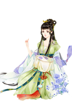 云深封面采集到清装美女