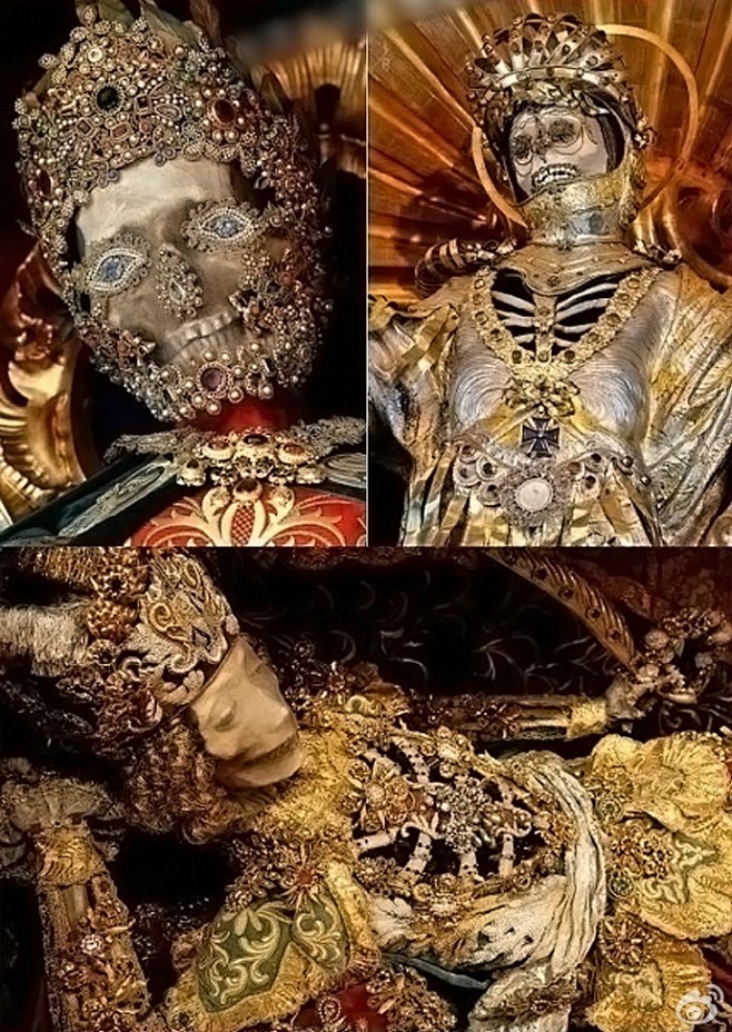 墓穴中的圣徒catacombsaints他们是来自古罗马的古尸他