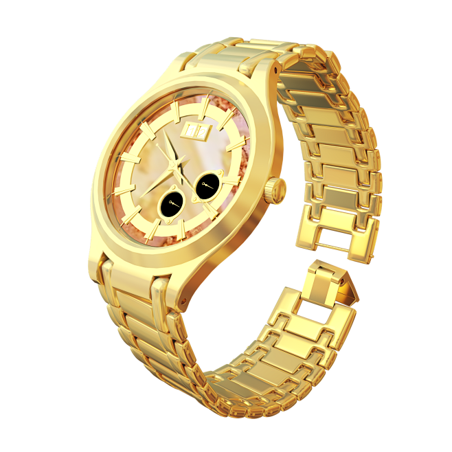 boatihome金色手表图片图片