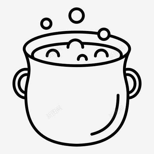 开水泡泡大锅图标免费下载页面网页平面电商创意素材