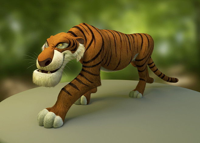 sherekhankalebricebasedondrawingsbymiltkahlfromdisneysthejungle