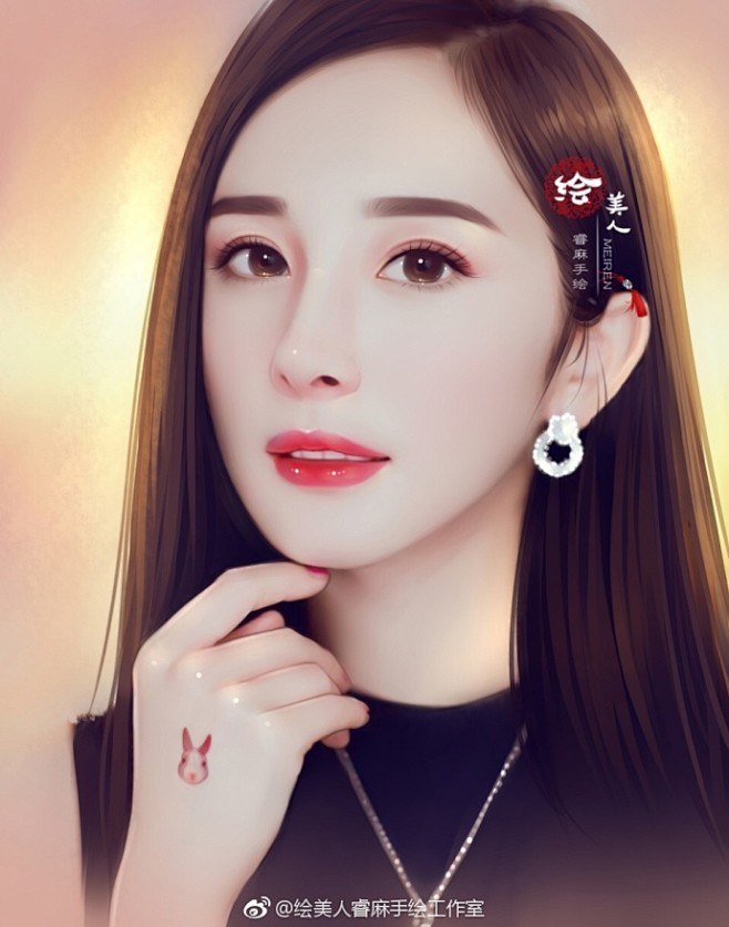 樱婲雨络采集到手绘 微博:绘美人睿麻手绘工作室 戚薇  7哥手绘图 转