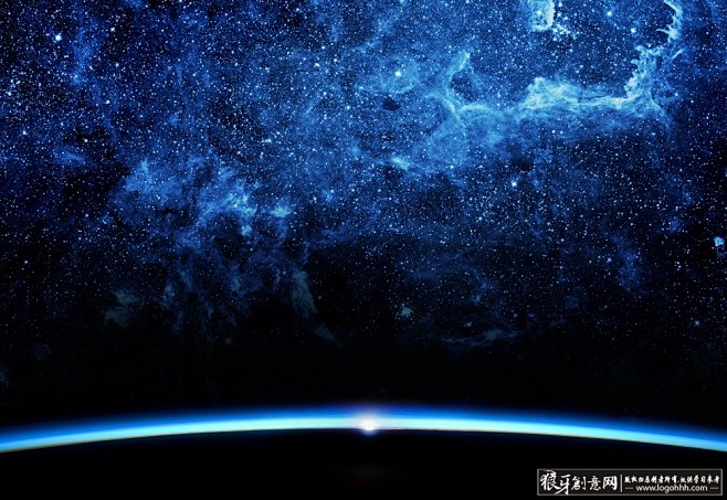 淘宝 电商太空背景图星空小云银河心际空间蓝色科技背景宇宙背景蓝色背景现代科技未来科技狼牙创意网 设计灵感图库 创意素材