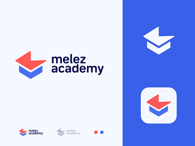 melezacademylogobrandidentitydesignercolorpalettebrandingmlogo