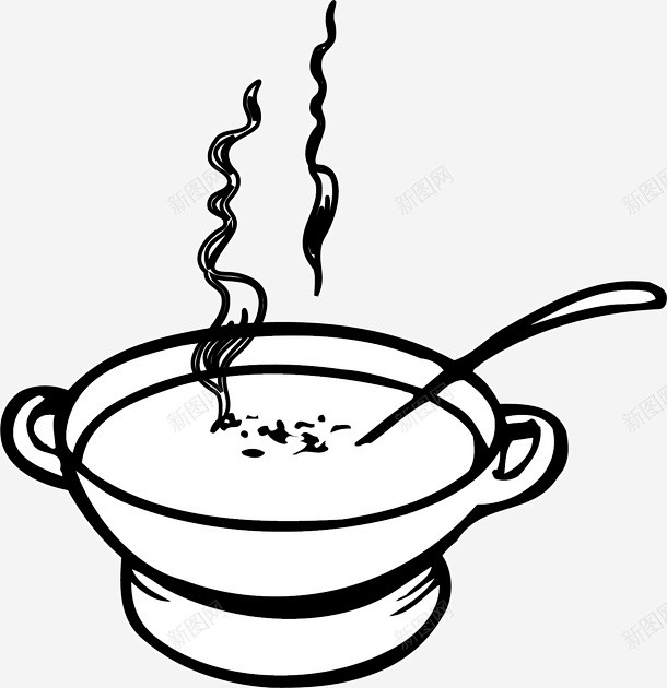 卡通素描鸡汤原素矢量图图标高清素材网页设计图片免费下载页面网页