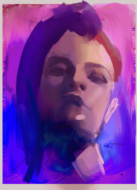 守望先锋这些都是我画的黑影我觉得乱七八糟的风格