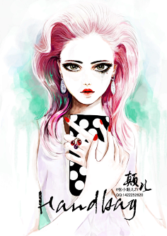 清CHEN的微笑采集到各种服装配饰插画手绘