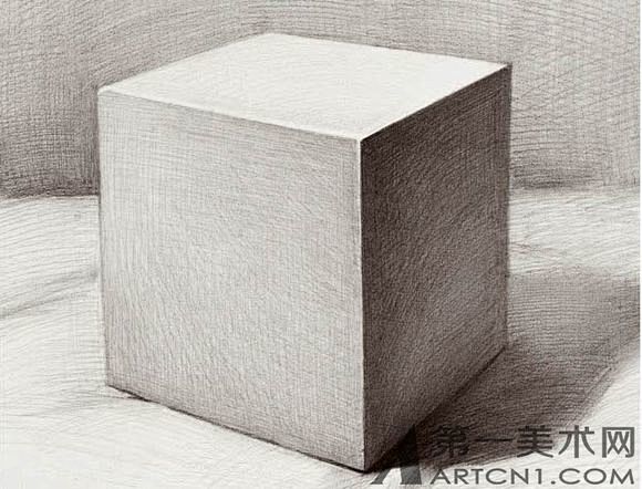 com 【图片】新手福利,优秀素描石膏几何体范画【自学素描吧】_百度