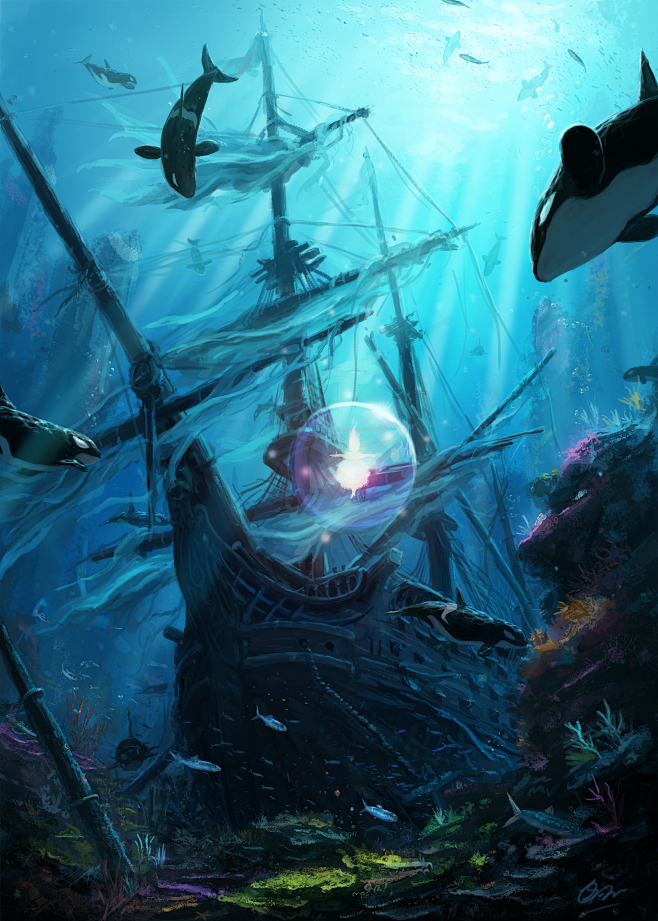 动漫插画漫画萌系唯美头像壁纸情侣头像美景意境清新全屏二次元p站