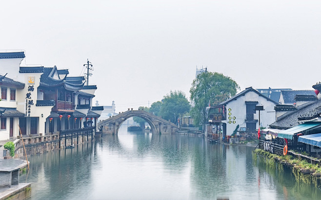 浙江西塘古鎮圖片優美風景圖片電腦壁紙