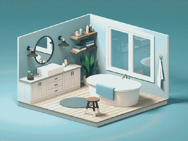 c4d插画立体的小场景作品设计灵感67676767